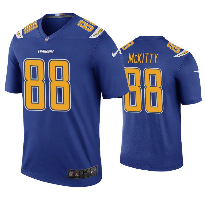 Men Los Angeles Chargers #88 Tre McKitty Nike Royal Color Rush Legend NFL Jersey->los angeles chargers->NFL Jersey